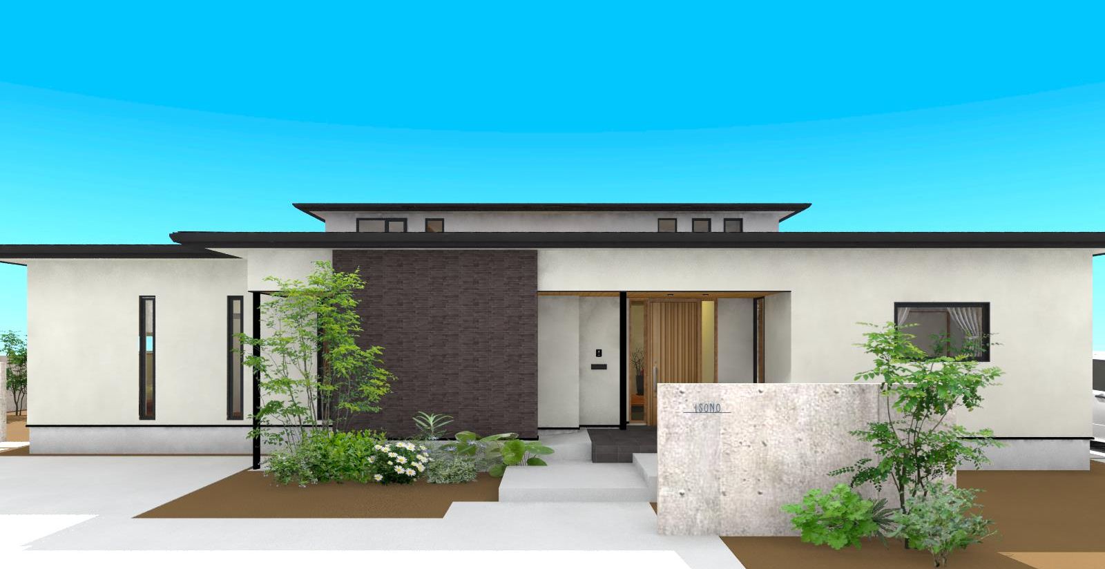 チューモクの家 | 【終了】完全分離型二世帯住宅「平屋＋二階建て